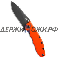 Нож 0562 Hinderer Slicer Orange G-10 Black CTS-204P Zero Tolerance складной K0562ORBLK